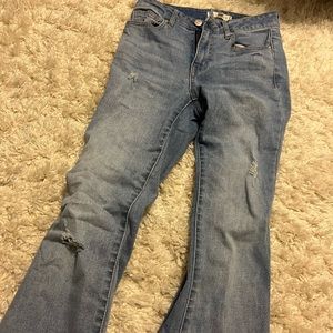 High rise flare jeans